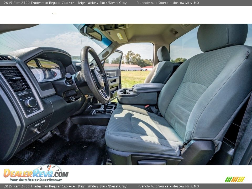 2015 Ram 2500 Tradesman Regular Cab 4x4 Bright White / Black/Diesel Gray Photo #18