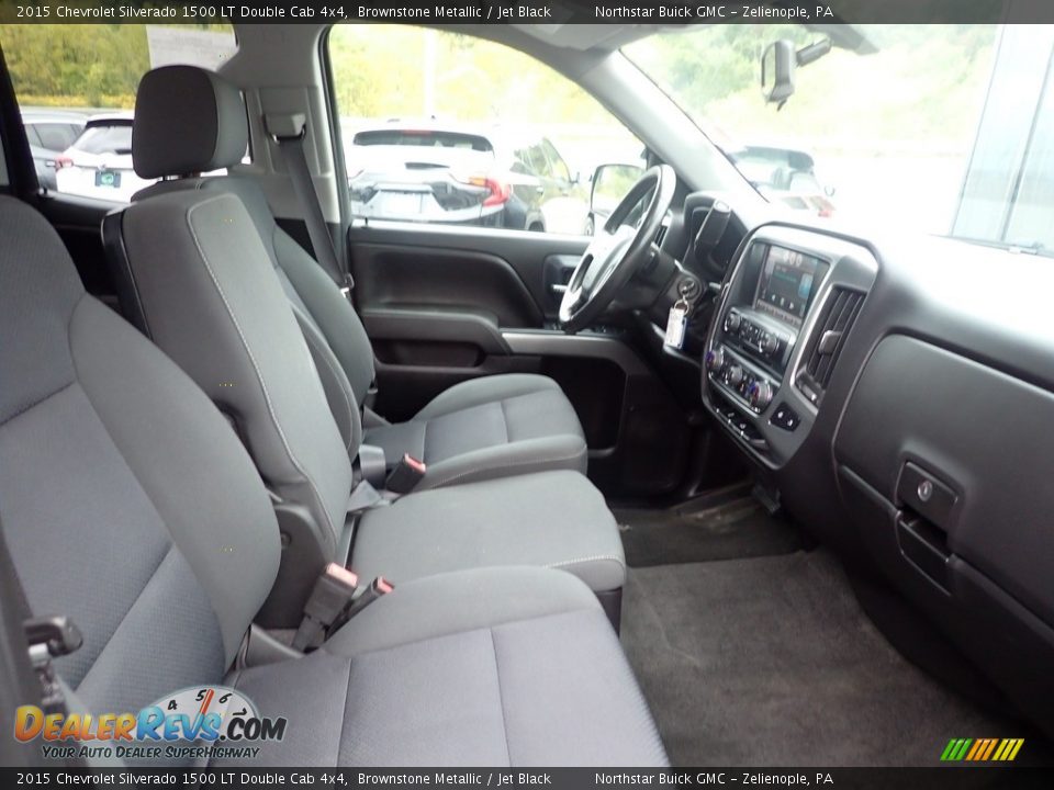 Front Seat of 2015 Chevrolet Silverado 1500 LT Double Cab 4x4 Photo #15