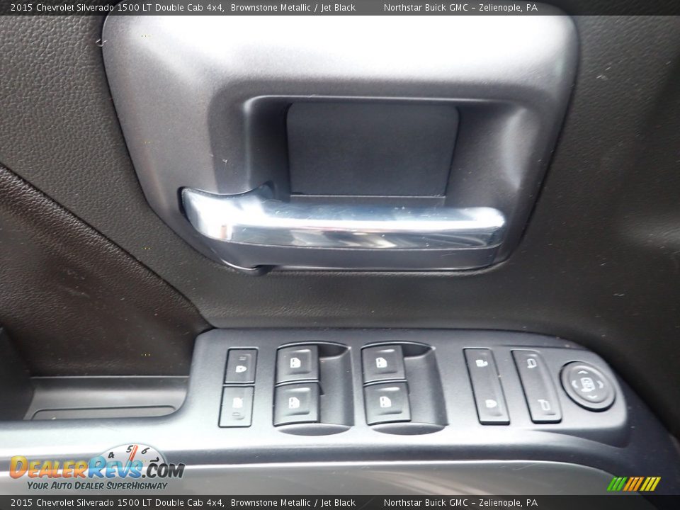 2015 Chevrolet Silverado 1500 LT Double Cab 4x4 Brownstone Metallic / Jet Black Photo #19