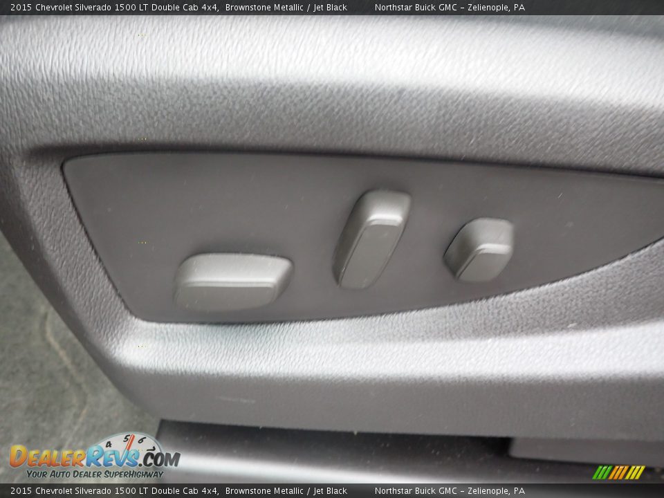 2015 Chevrolet Silverado 1500 LT Double Cab 4x4 Brownstone Metallic / Jet Black Photo #20