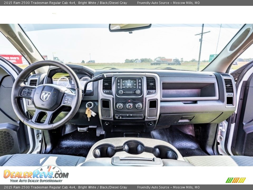 Dashboard of 2015 Ram 2500 Tradesman Regular Cab 4x4 Photo #24