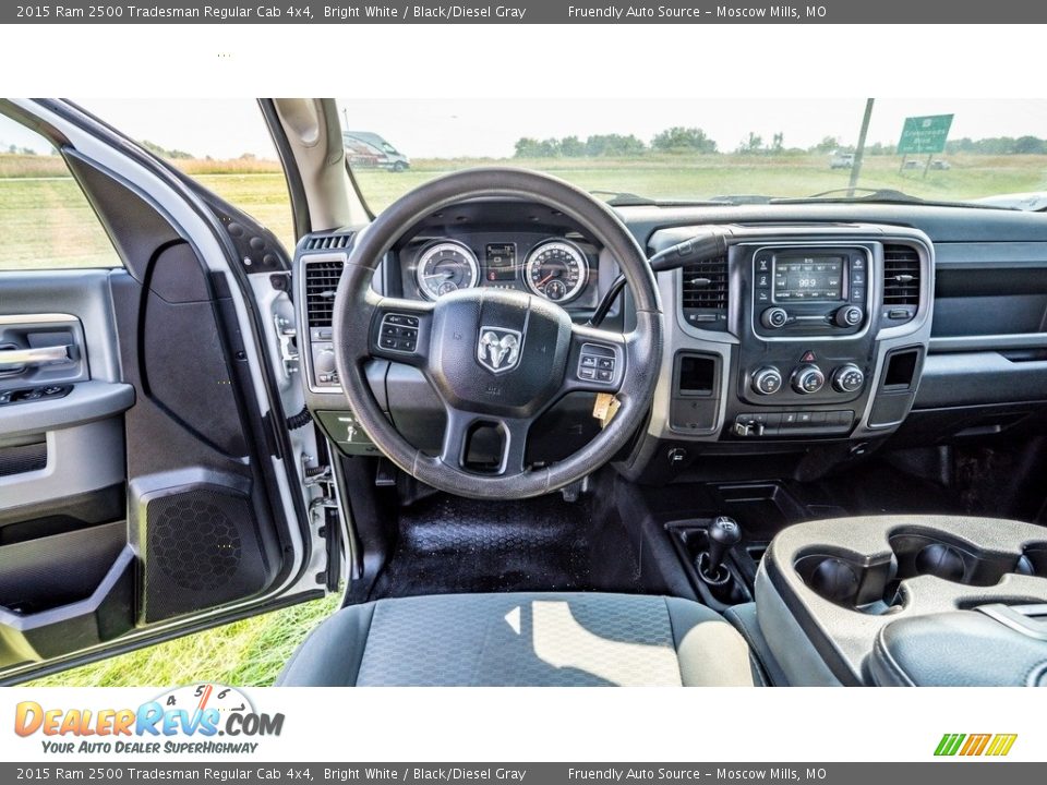 Dashboard of 2015 Ram 2500 Tradesman Regular Cab 4x4 Photo #25