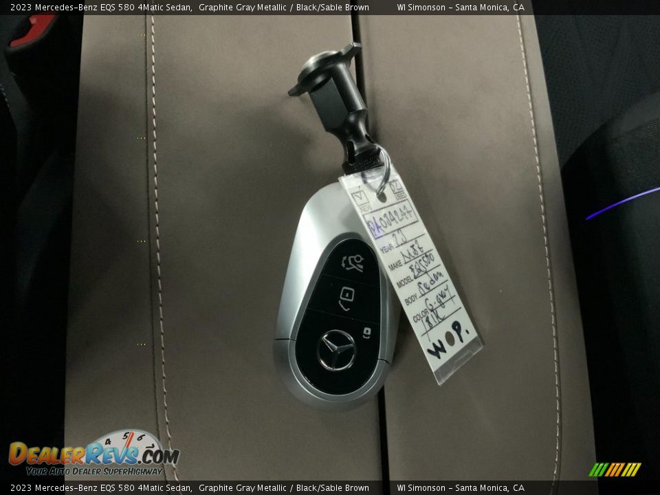 Keys of 2023 Mercedes-Benz EQS 580 4Matic Sedan Photo #15