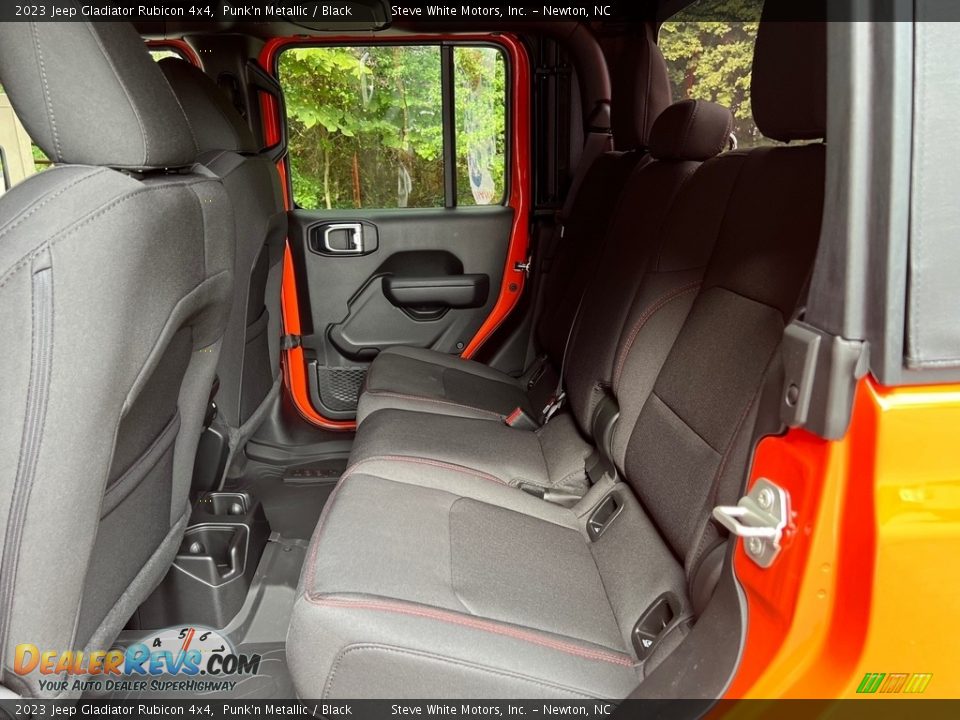 Rear Seat of 2023 Jeep Gladiator Rubicon 4x4 Photo #15