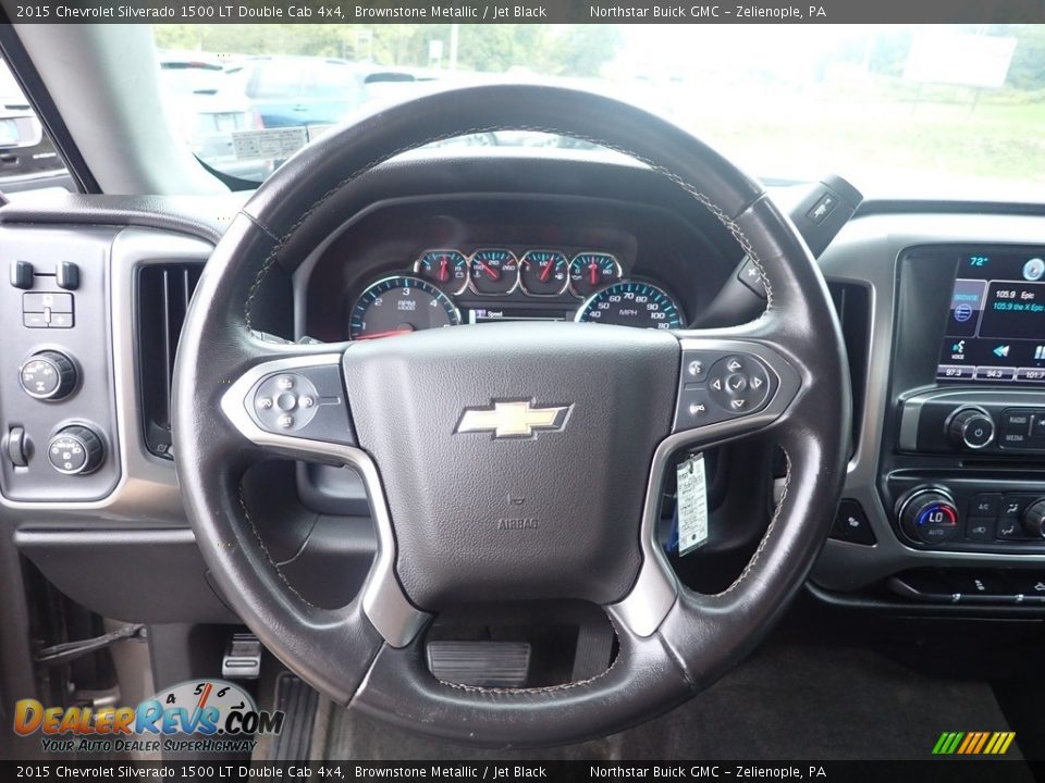 2015 Chevrolet Silverado 1500 LT Double Cab 4x4 Steering Wheel Photo #25