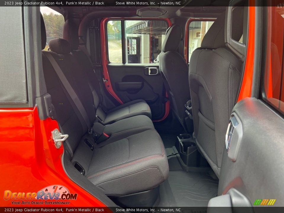 Rear Seat of 2023 Jeep Gladiator Rubicon 4x4 Photo #17