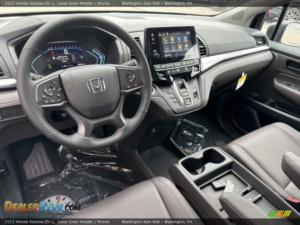Mocha Interior - 2023 Honda Odyssey EX-L Photo #3