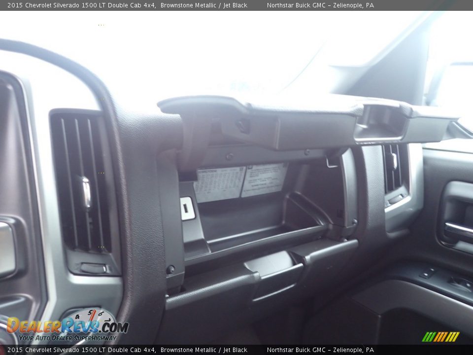 2015 Chevrolet Silverado 1500 LT Double Cab 4x4 Brownstone Metallic / Jet Black Photo #29