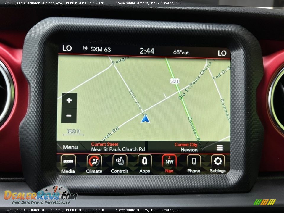 Navigation of 2023 Jeep Gladiator Rubicon 4x4 Photo #23