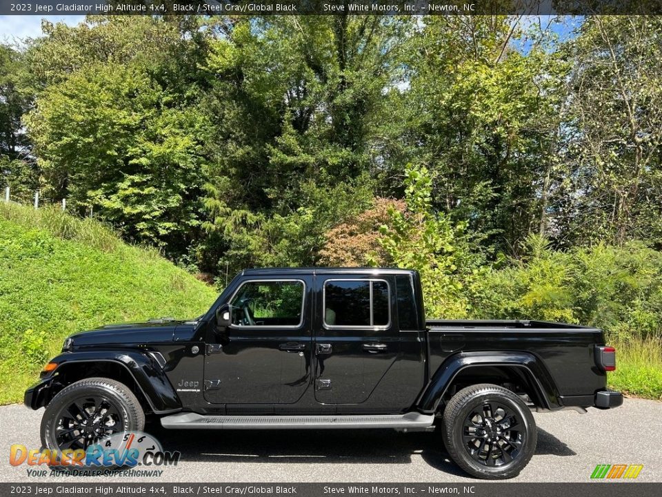 Black 2023 Jeep Gladiator High Altitude 4x4 Photo #1