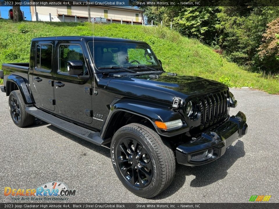 2023 Jeep Gladiator High Altitude 4x4 Black / Steel Gray/Global Black Photo #4