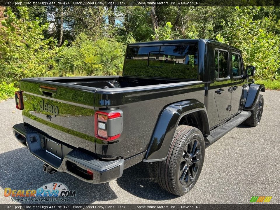 2023 Jeep Gladiator High Altitude 4x4 Black / Steel Gray/Global Black Photo #6