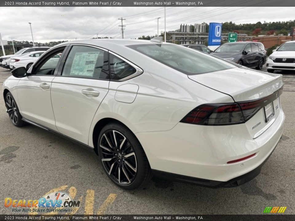 2023 Honda Accord Touring Hybrid Platinum White Pearl / Gray Photo #2