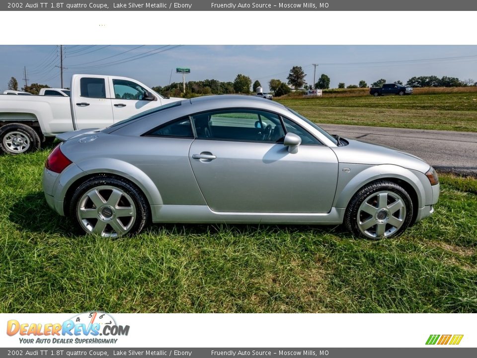 2002 Audi TT 1.8T quattro Coupe Lake Silver Metallic / Ebony Photo #3