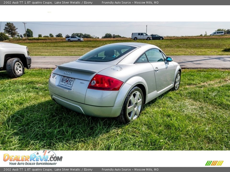 2002 Audi TT 1.8T quattro Coupe Lake Silver Metallic / Ebony Photo #4