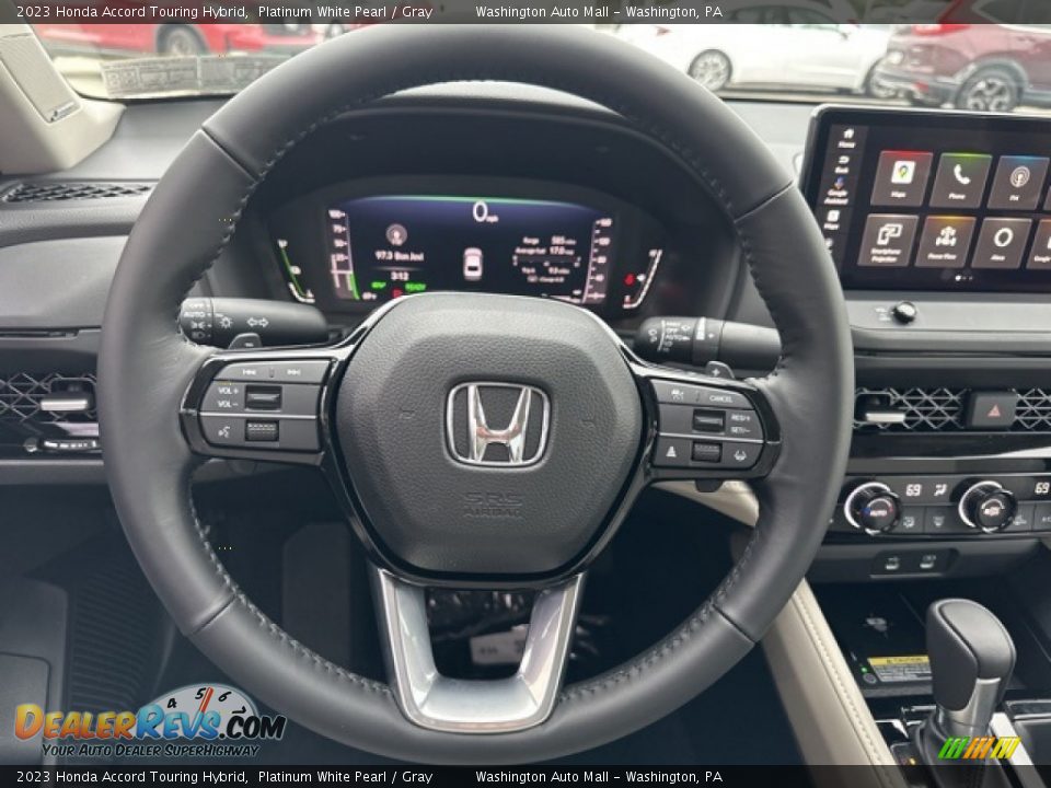 2023 Honda Accord Touring Hybrid Steering Wheel Photo #10