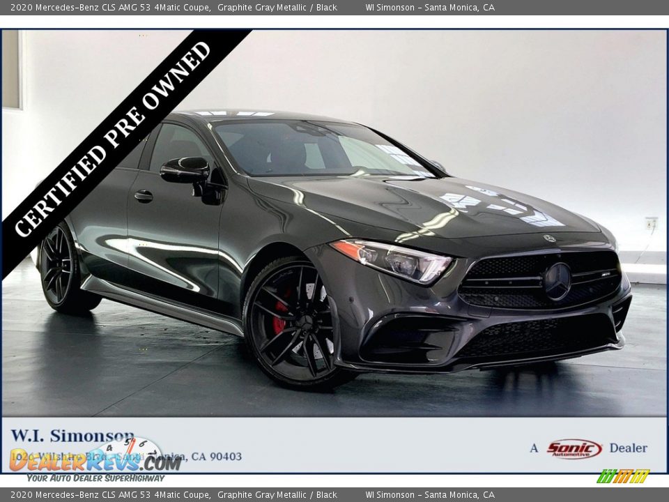 2020 Mercedes-Benz CLS AMG 53 4Matic Coupe Graphite Gray Metallic / Black Photo #1