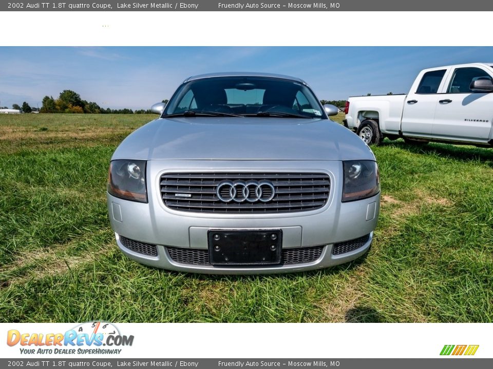 2002 Audi TT 1.8T quattro Coupe Lake Silver Metallic / Ebony Photo #9