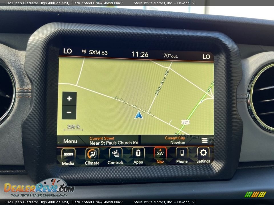 Navigation of 2023 Jeep Gladiator High Altitude 4x4 Photo #23