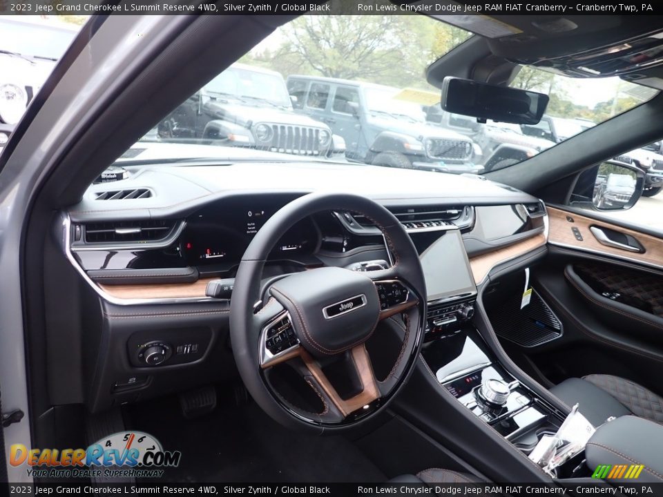 Dashboard of 2023 Jeep Grand Cherokee L Summit Reserve 4WD Photo #12