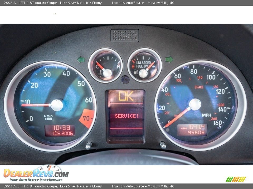 2002 Audi TT 1.8T quattro Coupe Gauges Photo #27