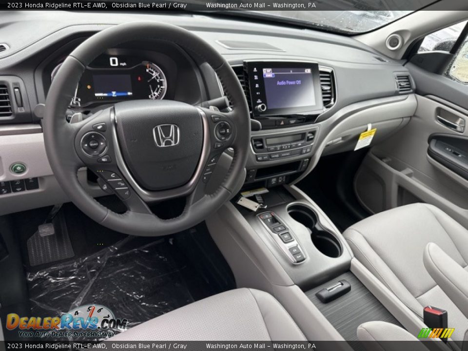Gray Interior - 2023 Honda Ridgeline RTL-E AWD Photo #3