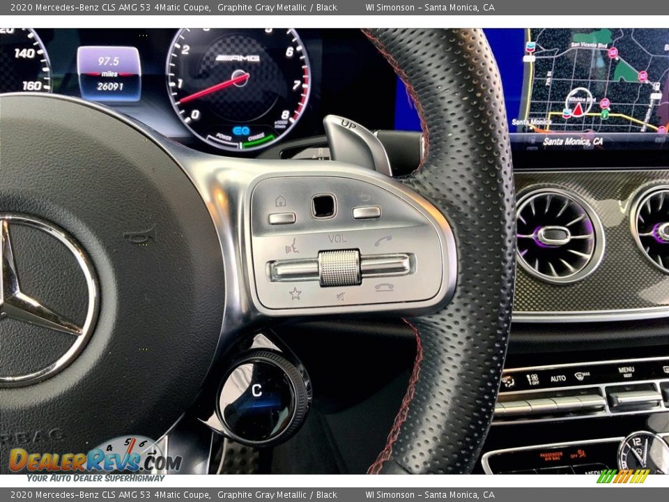 2020 Mercedes-Benz CLS AMG 53 4Matic Coupe Steering Wheel Photo #22