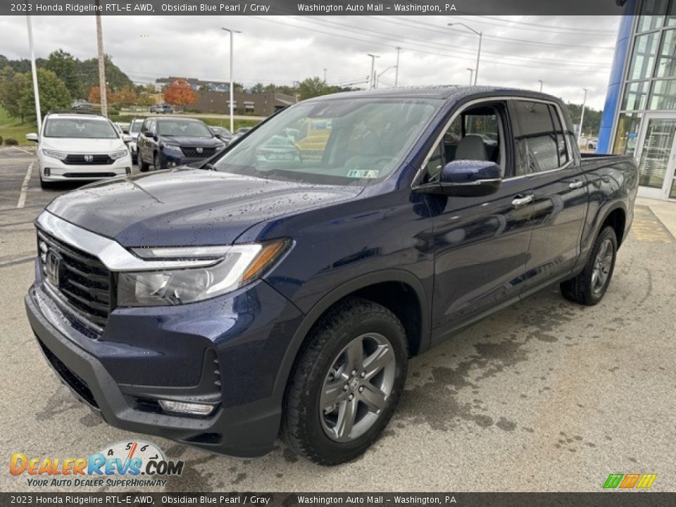 Obsidian Blue Pearl 2023 Honda Ridgeline RTL-E AWD Photo #7