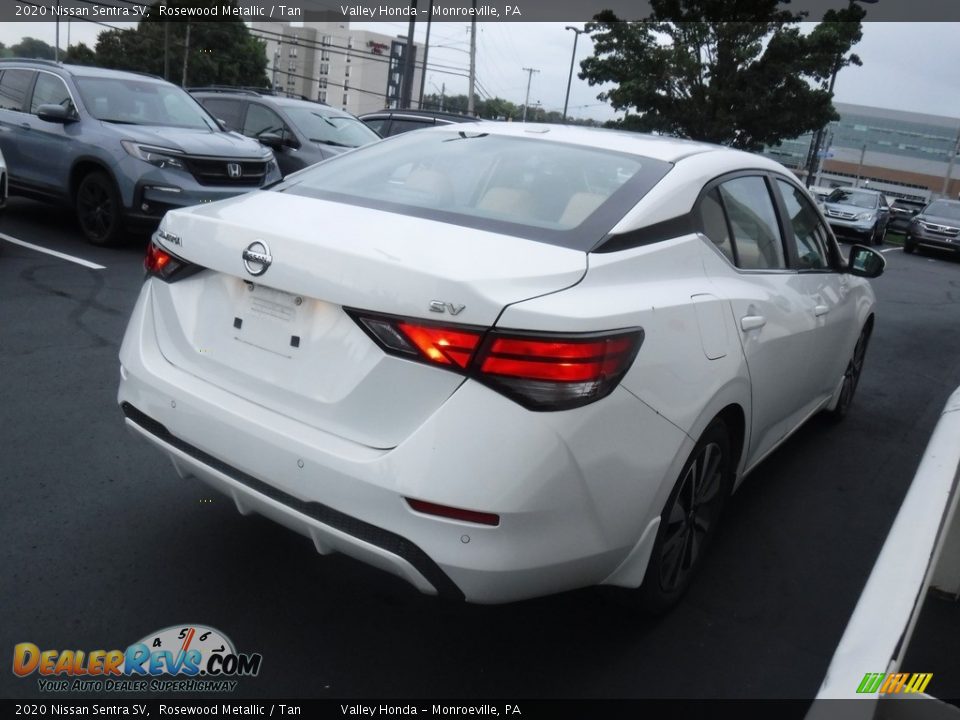 2020 Nissan Sentra SV Rosewood Metallic / Tan Photo #5