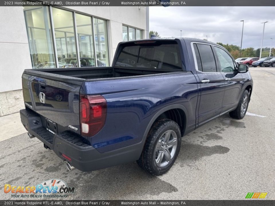 Obsidian Blue Pearl 2023 Honda Ridgeline RTL-E AWD Photo #9