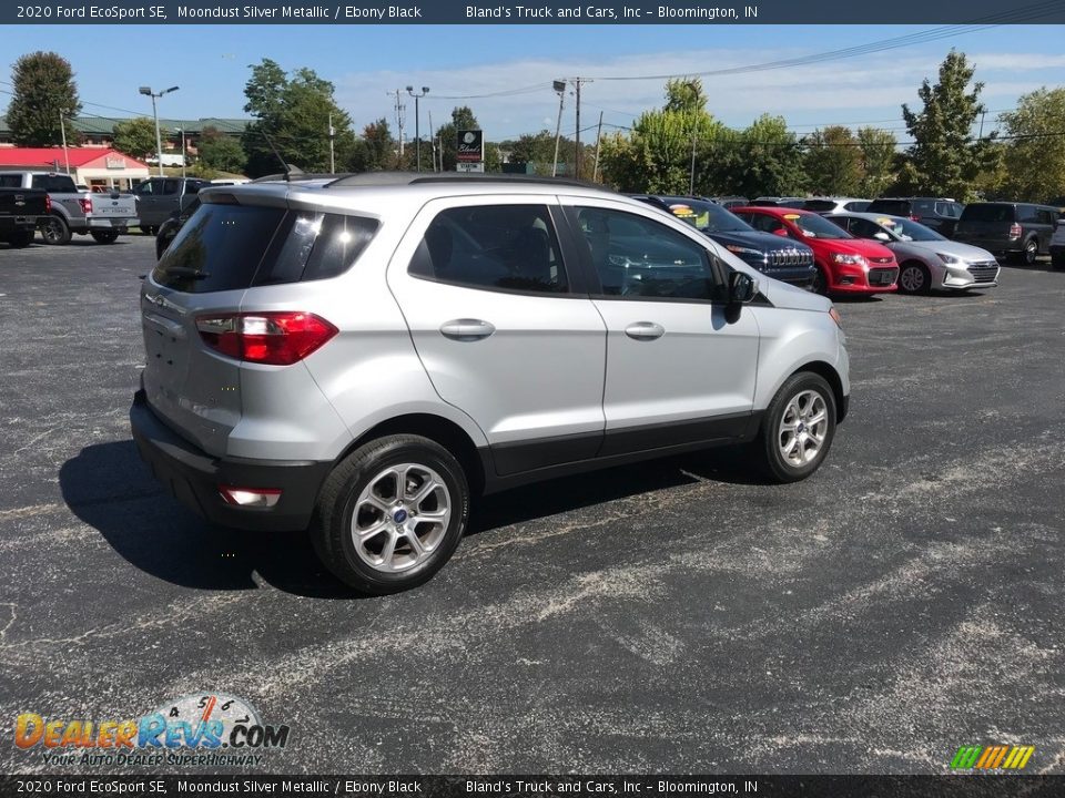 2020 Ford EcoSport SE Moondust Silver Metallic / Ebony Black Photo #6