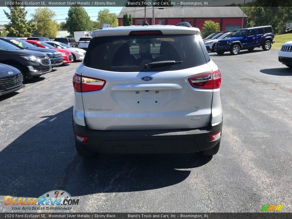 2020 Ford EcoSport SE Moondust Silver Metallic / Ebony Black Photo #7