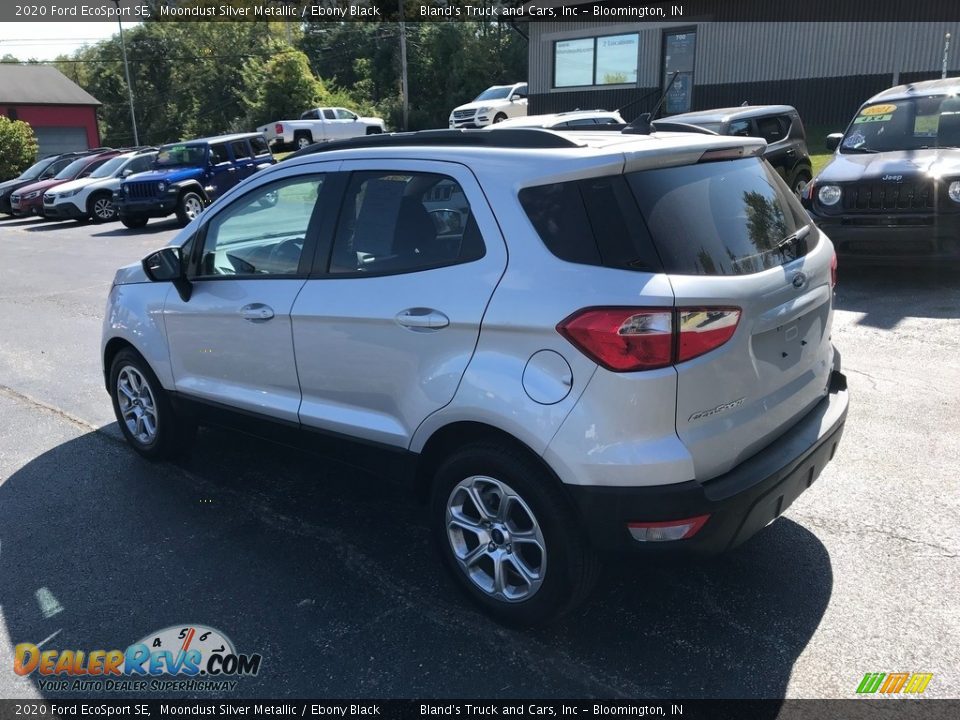 2020 Ford EcoSport SE Moondust Silver Metallic / Ebony Black Photo #8