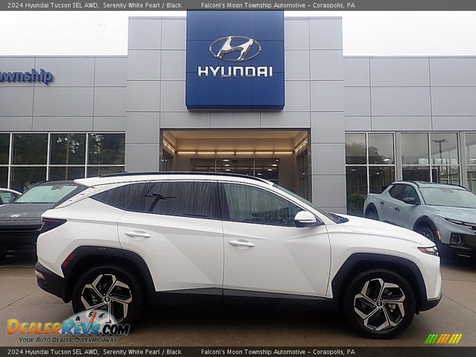 Serenity White Pearl 2024 Hyundai Tucson SEL AWD Photo #1