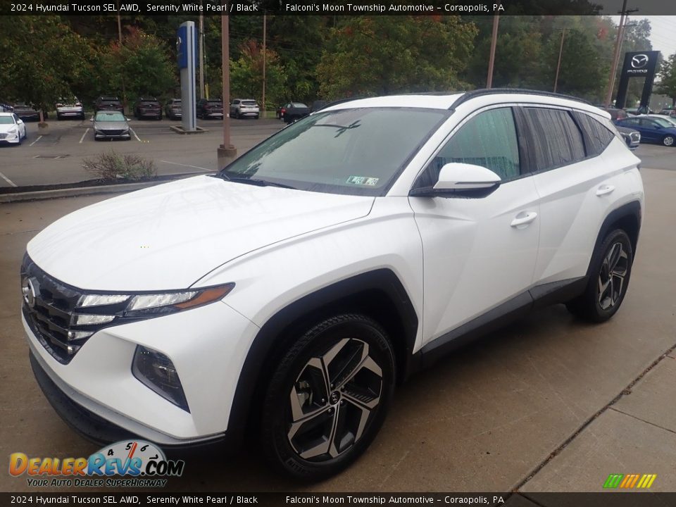 Front 3/4 View of 2024 Hyundai Tucson SEL AWD Photo #7