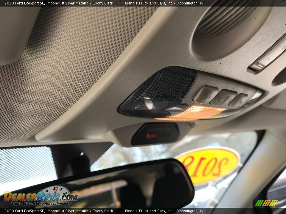 2020 Ford EcoSport SE Moondust Silver Metallic / Ebony Black Photo #19