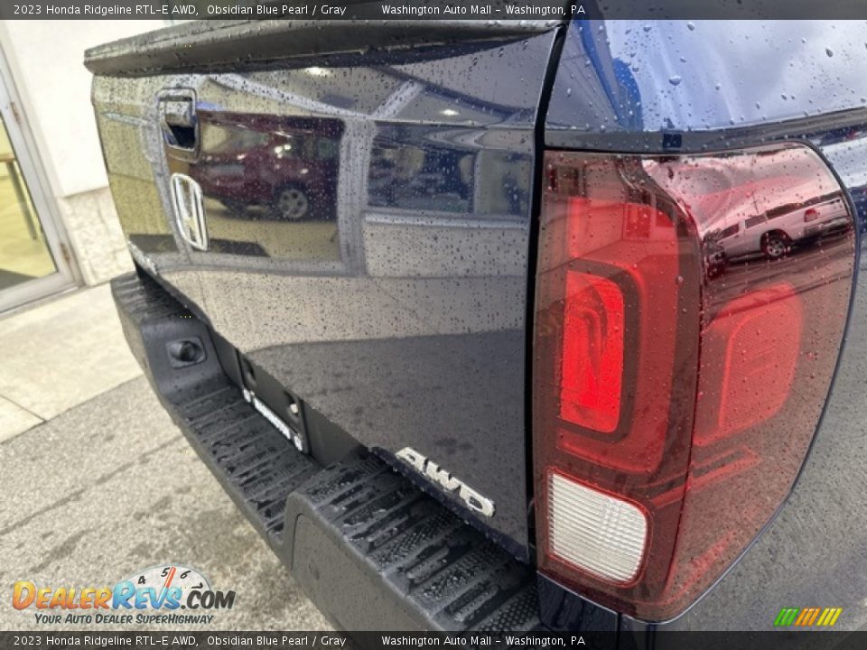 2023 Honda Ridgeline RTL-E AWD Obsidian Blue Pearl / Gray Photo #24