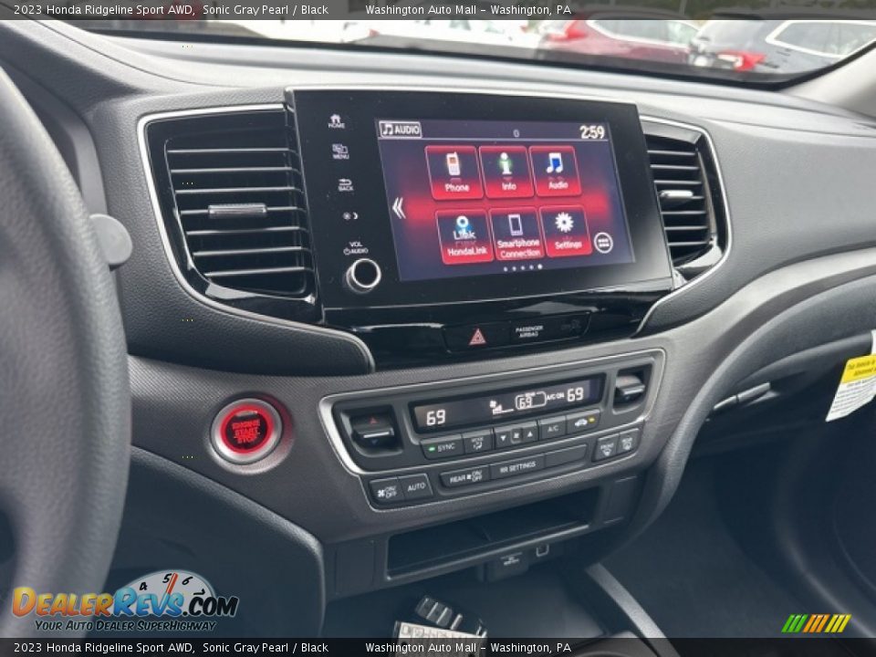 Controls of 2023 Honda Ridgeline Sport AWD Photo #5