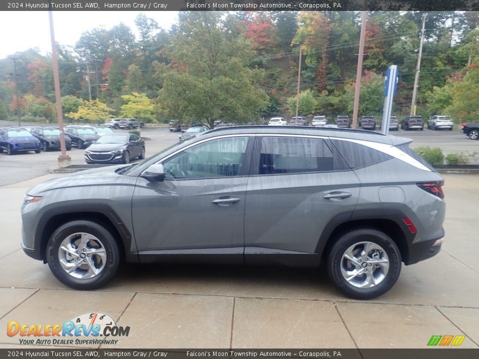 2024 Hyundai Tucson SEL AWD Hampton Gray / Gray Photo #6