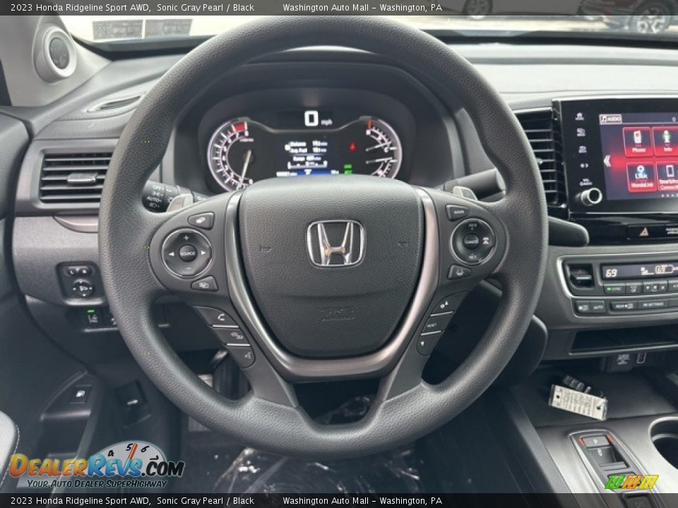 2023 Honda Ridgeline Sport AWD Steering Wheel Photo #10