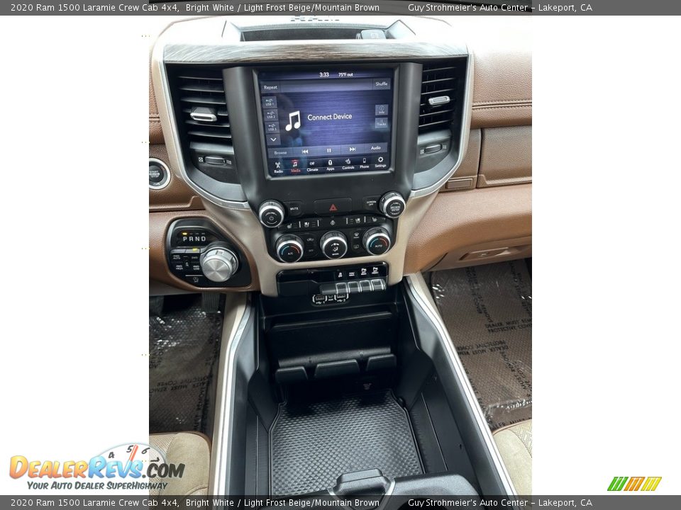 Controls of 2020 Ram 1500 Laramie Crew Cab 4x4 Photo #11