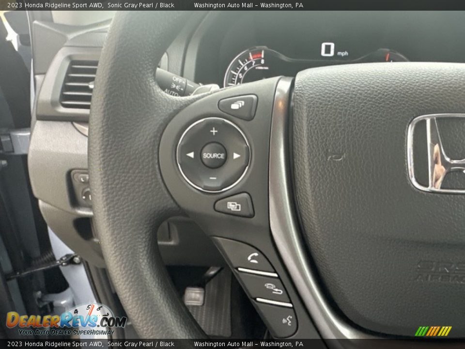 2023 Honda Ridgeline Sport AWD Steering Wheel Photo #15
