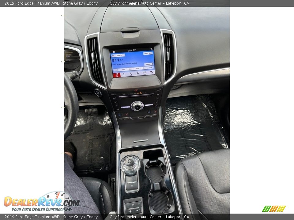 2019 Ford Edge Titanium AWD Stone Gray / Ebony Photo #9