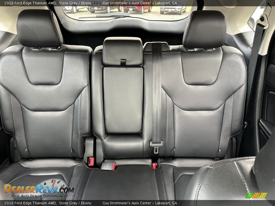 2019 Ford Edge Titanium AWD Stone Gray / Ebony Photo #14