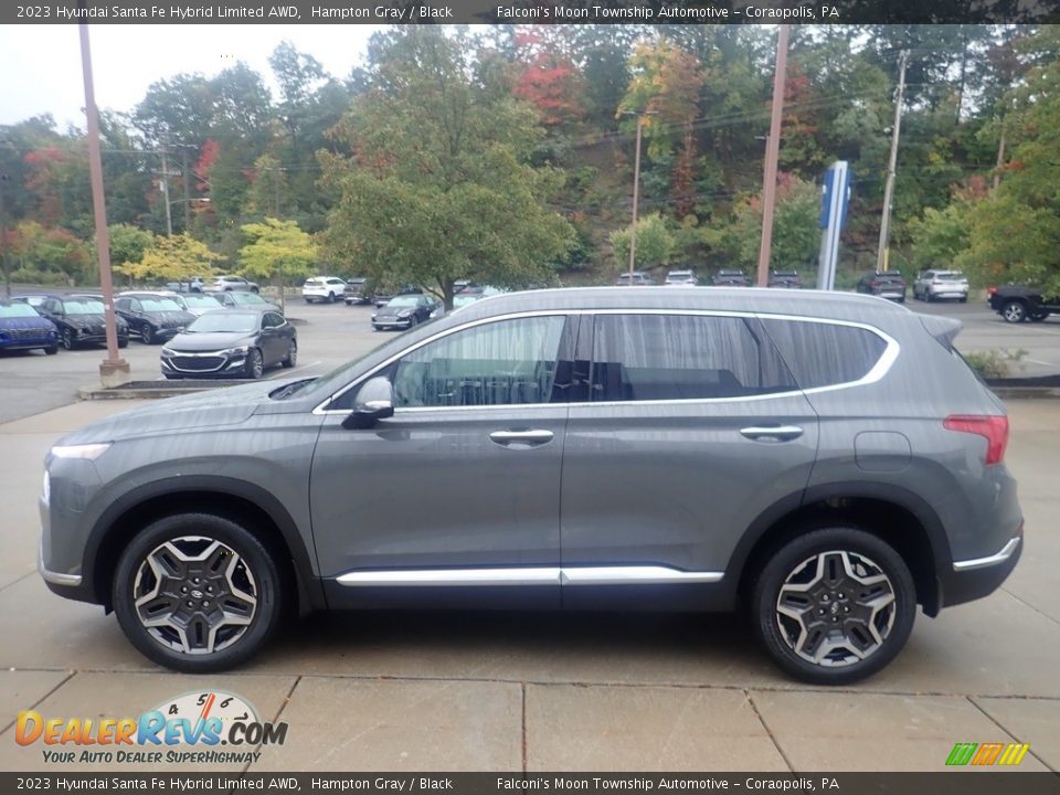 2023 Hyundai Santa Fe Hybrid Limited AWD Hampton Gray / Black Photo #6