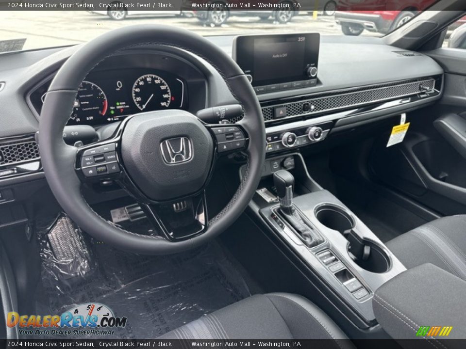 Front Seat of 2024 Honda Civic Sport Sedan Photo #3