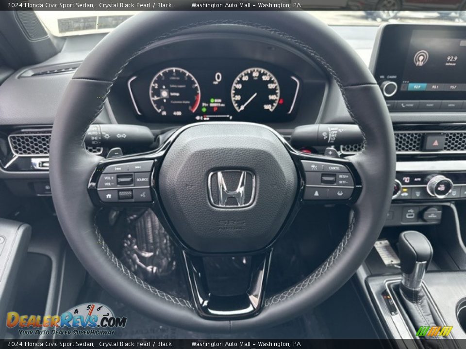 2024 Honda Civic Sport Sedan Steering Wheel Photo #10