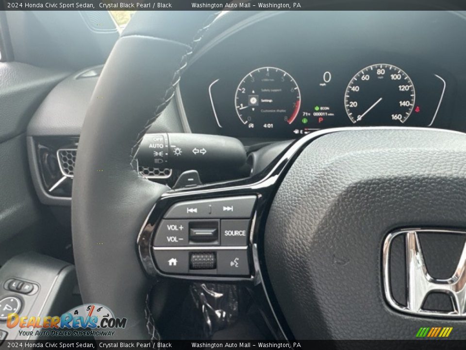 2024 Honda Civic Sport Sedan Steering Wheel Photo #15