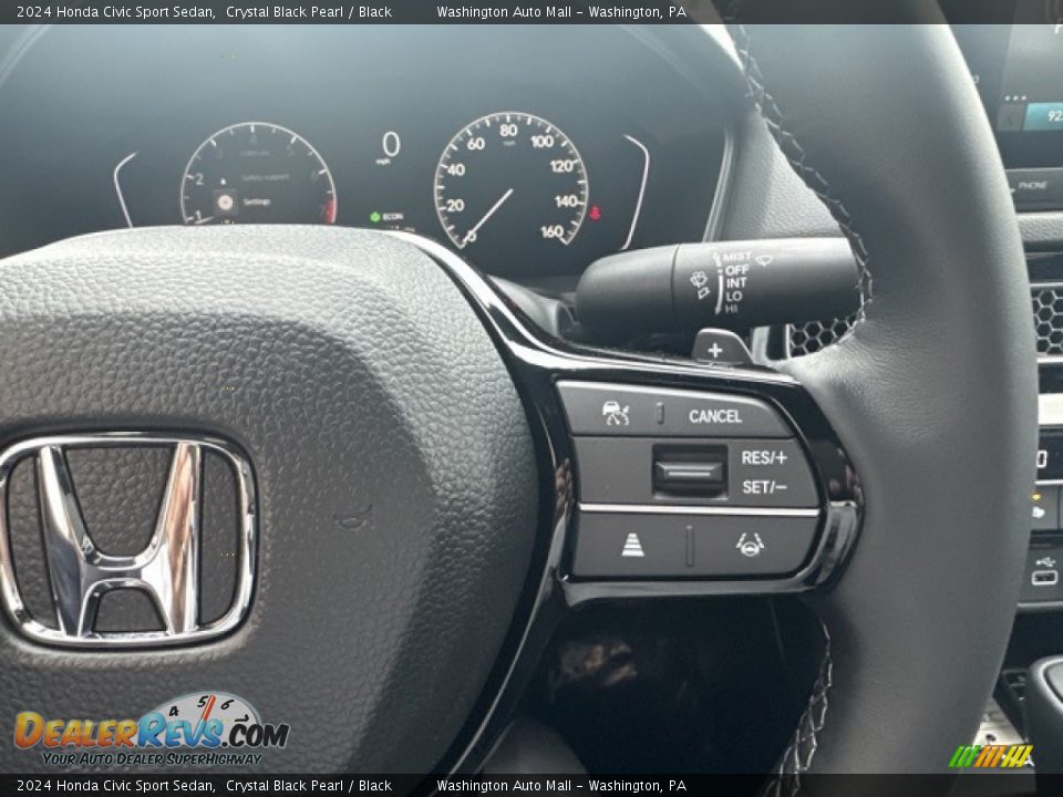 2024 Honda Civic Sport Sedan Steering Wheel Photo #16
