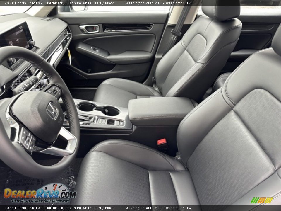 Front Seat of 2024 Honda Civic EX-L Hatchback Photo #4